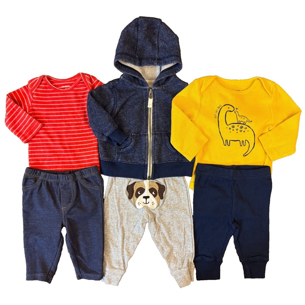 Carters Baby Boy Clothes 3 Months Outfits Pants Shirts Hoodie‎ Jacket Bundle Dog